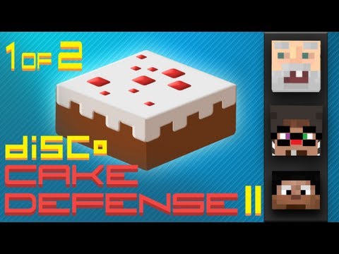 Minecraft Cake Defense II w/ BdoubleO, Chimneyswift, and GenerikB 1 of 2