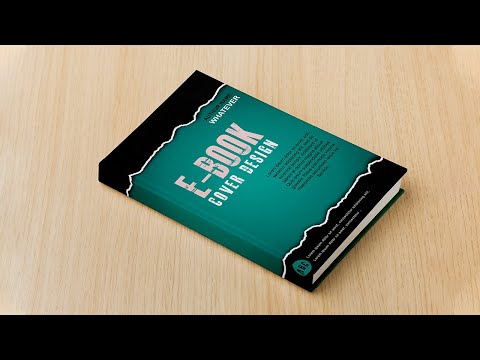 Learn How to design E book cover in adobe photoshop