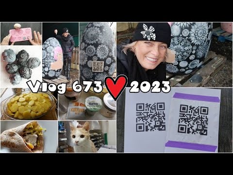 Vlog 673/23 - QR kód, kraslice a zapečené brambory