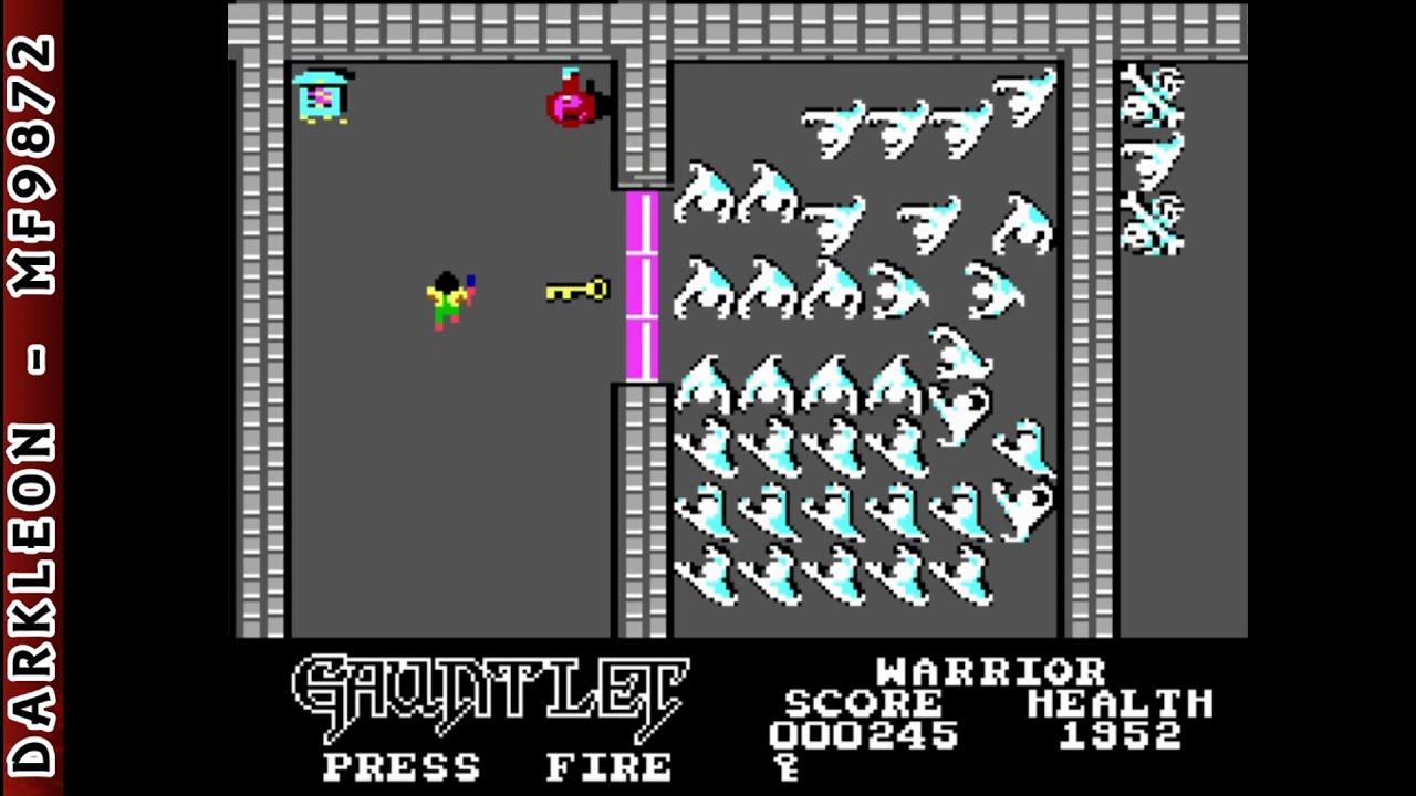 Gauntlet © 1988 Mindscape - PC DOS - Gameplay