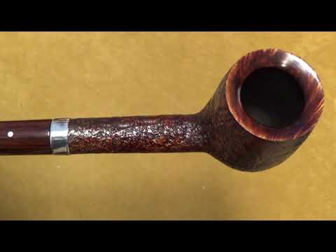 Pipa Dunhill Cumberland gruppo 3 - 3110 Crosby - con vera in argento 6mm (2021) (DHCU51)