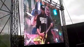 Acid Drinkers i Litza - Poplin Twist &amp; Metallica - &quot;Seek And Destroy&quot; (3-majówka Wrocław 2016)