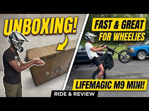 Is this the BEST Mini Electric Moto 🤔? Lifemagic M9 Mini First Ride‼️🔥