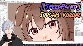 [SpeedPaint] Inugami Korone by Lonewolf1012~ #できたてころね #戌神ころね #Lonewolf1012_ファイ @InugamiKorone