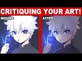 Critiquing Four Of My Viewers Drawings