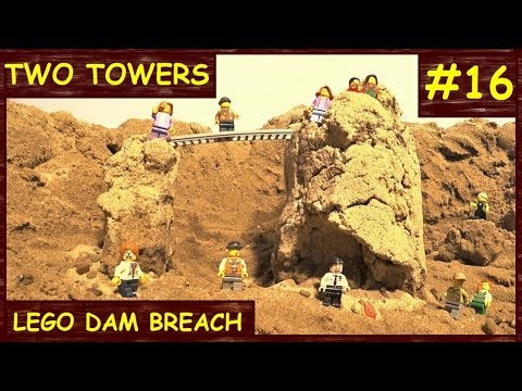 LEGO DAM BREACH ASMR #16 - TWO TOWERS