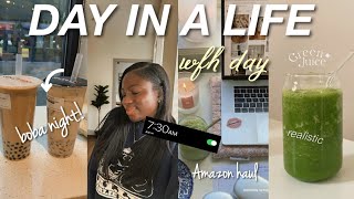 WORK DAY IN MY LIFE 👜  | my 9-5 routine, wfh day, healthy habits, new products haul