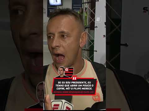FLAMENGO TEM QUE ABRIR O COFRE POR FILIPE LUÍS! É O QUE RAFINHA PEDE! 😅😅 #shorts