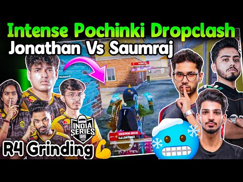 Jonathan vs Saumraj🥶 Pochinki Drop Clash🔥 GodLike vs PNX🚨 BGIS Round 4 Practice📈