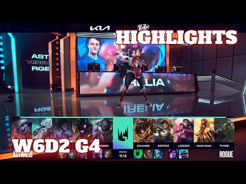 AST vs RGE - Highlights | Week 6 Day 2 S11 LEC Summer 2021 | Astralis vs Rogue
