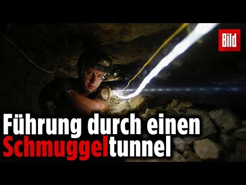 Durch diesen geheimen Tunnel werden Drogen aus Mexiko geschmuggelt