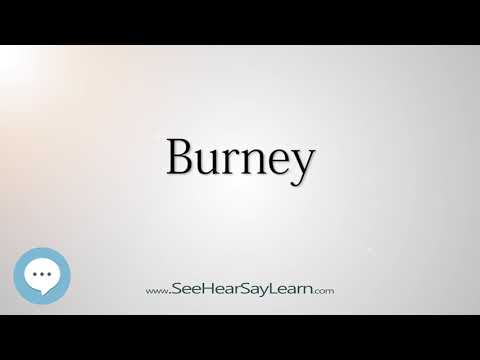 Burney (How to Pronounce Cities of the World)💬⭐🌍✅