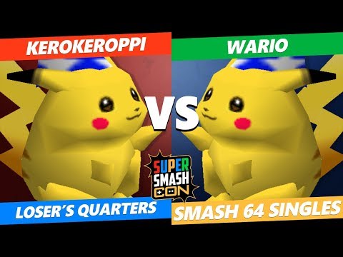 SSC 2019 SSB64 - KeroKeroppi (Pikachu) VS  Wario (Pikachu) Smash 64 Loser's Quarterfinals