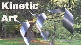 Glenfordrocks Wind Powered Spining Spiral Kinetic Sculpture Art