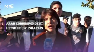 France24 correspondent is heckled by Israelis in J
