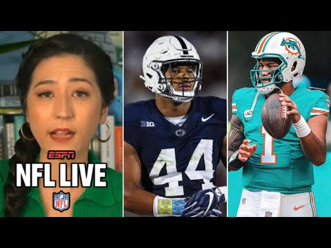 NFL LIVE | Mina Kimes believes Tua Tagovailoa and Dolphins can compete with the best in the AFC