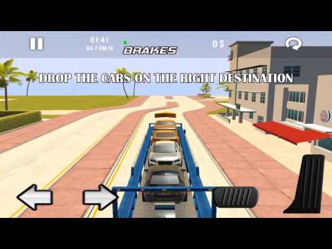 Car Cargo Transport Driver 3D Video