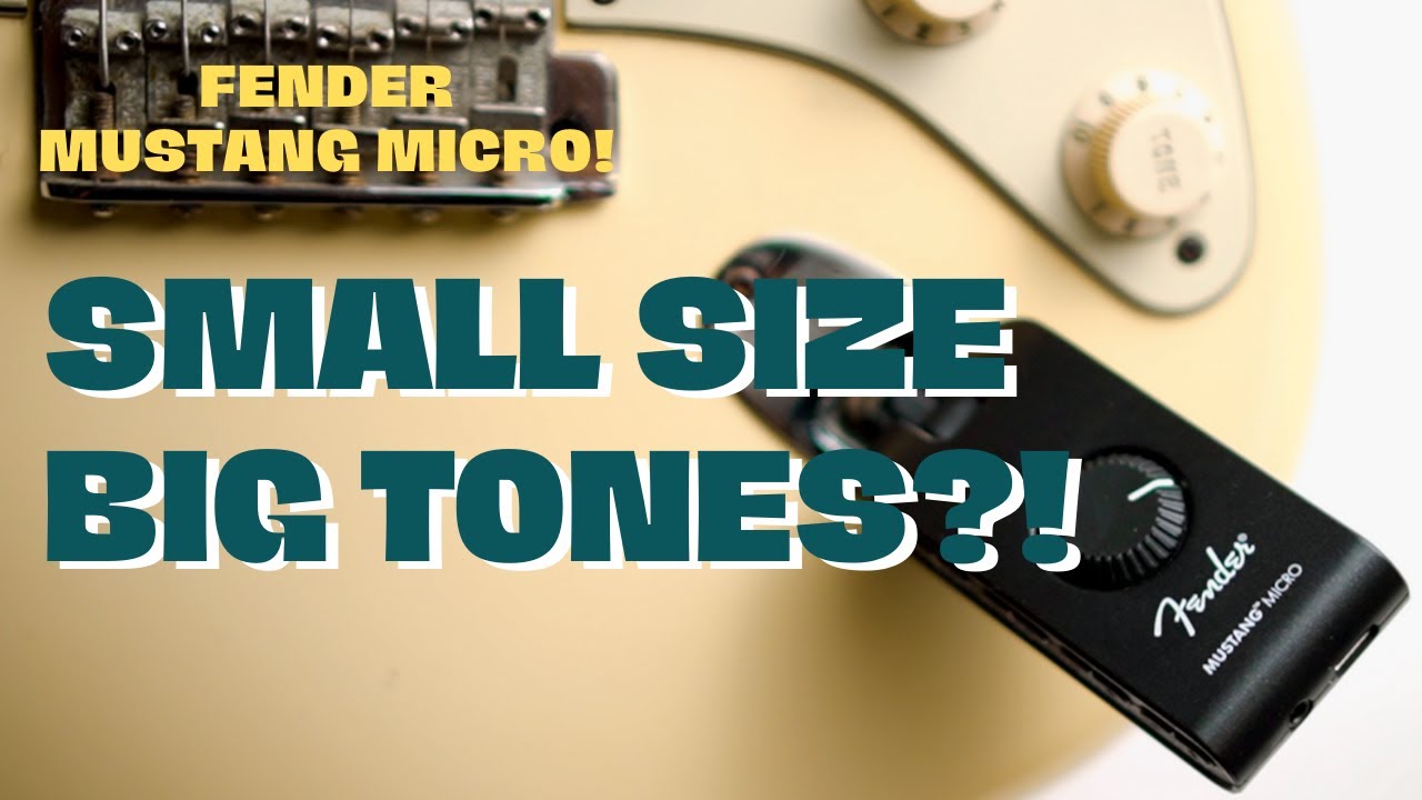 The Fender Mustang Micro is something else..