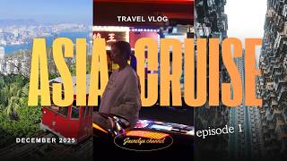 ASIA CRUISE VLOG #1 | Chaos, Views & Core Memories🚢🌏