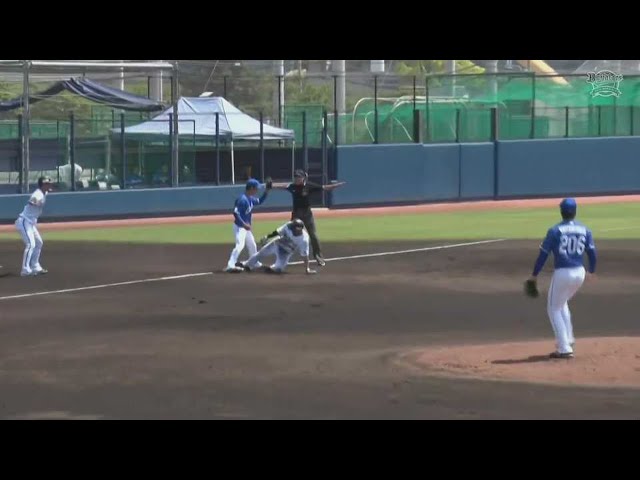 【ファーム】バファローズ・来田涼斗 相手の隙をつく好走塁で好機拡大!!  2023年5月10日 オリックス・バファローズ 対 中日ドラゴンズ