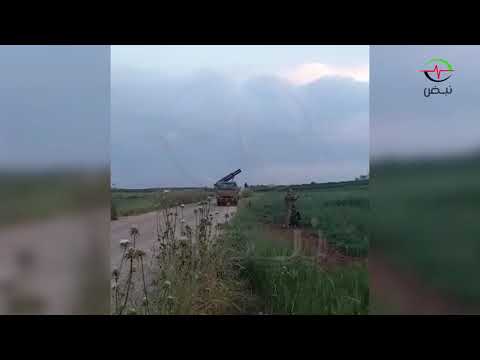 استهداف مقرات النظام براجمة صواريخ غراد من قبل الجبهة الوطنية للتحرير في ريف إدلب