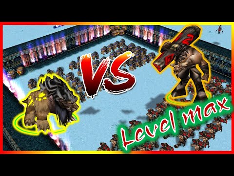 warcraft III tauren vs druid of the claw