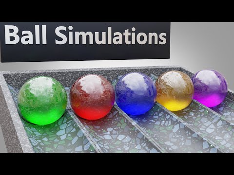 Marble Race Animation  V09