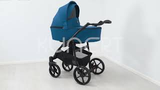 Kočík Kunert Mata grey frame 2v1 - 07