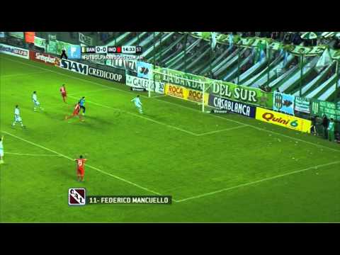 Gol de Mancuello. Banfield 0 - Independiente 1. Fecha 6. Torneo Primera División 2014. FPT