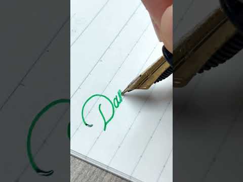 Damaris - name handwriting with fountain pen #calligraphy #fountainpen #signature #lettering