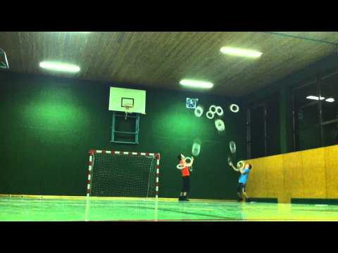 14 ring passing - 45 catches