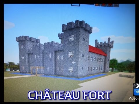 comment construire un chateau minecraft pe