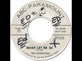 THE IMPRESSIONS - NEVER LET ME GO [ABC Paramount 10328] 1962