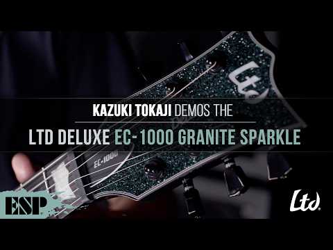 Демонстрація електрогітари LTD Deluxe EC-1000 Granite Sparkle | Kazuki Tokaji | ESP Guitars, зображення 1