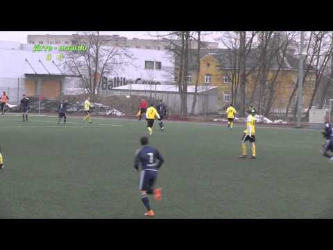 Первая лига. Kohtla-Järve JK Järve - Maardu Linnameeskond 03.04.16 (HD)