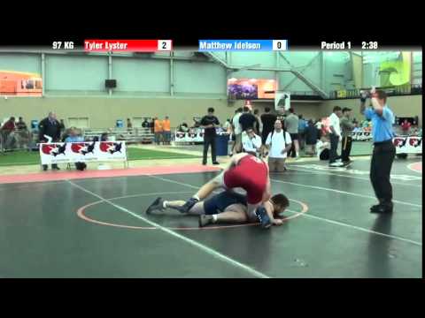 97 KG Tyler Lyster vs Matthew Idelson