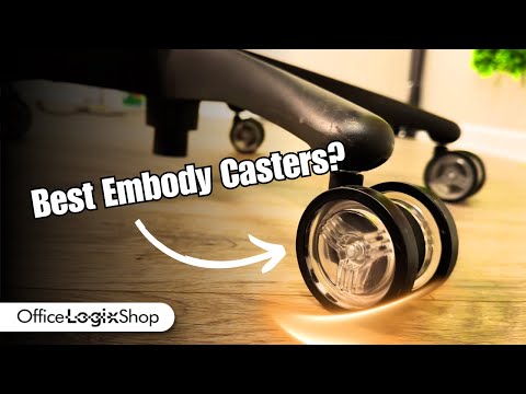 OfficeLogixShop Translucent Casters for Embody Chair