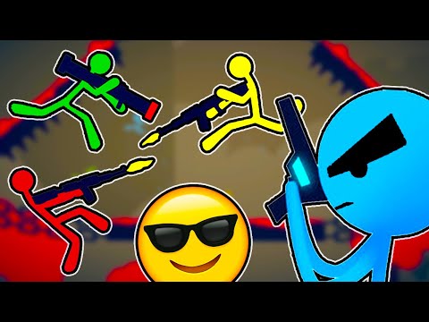 Tutti si PICCHIANO e io VINCO SENZA FARE NIENTE su Stick Fight