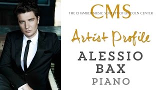 Alessio Bax, piano - March 2014 CMS Artist Profile