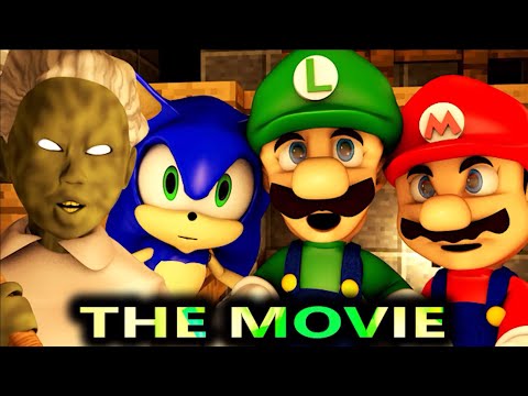 GRANNY VS SONIC & MARIO THE MOVIE! (official) Minecraft Horror Game Animation Video