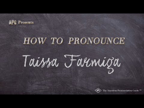 How to Pronounce Taissa Farmiga (Real Life Examples!)
