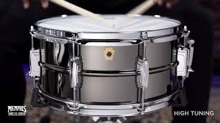 Video thumbnail for Ludwig 14x6.5 Black Beauty Snare Drum - 8 Lug (LB415) by Memphis Drum Shop