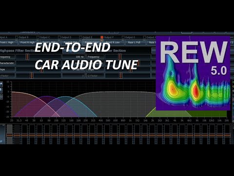 End to End Car Audio Tune using REW