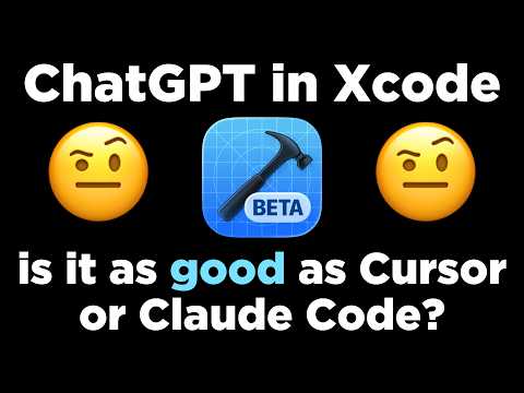 ChatGPT in Xcode 26: is it as good as Cursor or Claude Code? 🤨 thumbnail