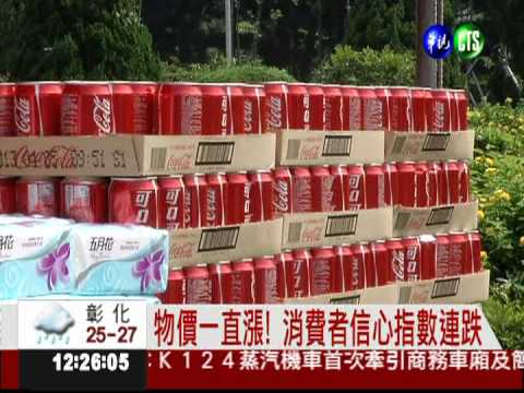 物價一直漲! 消費者信心指數連跌