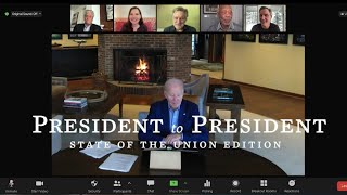 President Biden Chats with Famous Past “Presidents