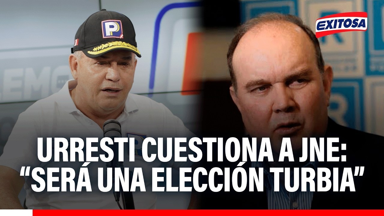 🔴🔵 Daniel Urresti cuestiona al JNE por intento de reelección encubierta de López Aliaga