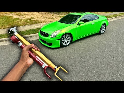 Truhart Camber/ISR Toe Arm INSTALL! - Perfecting The Suspension on the G35
