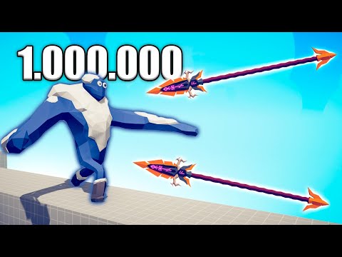 1.000.000 DAMAGE GUNGNIR vs UNITS - TABS | Totally Accurate Battle Simulator 2024