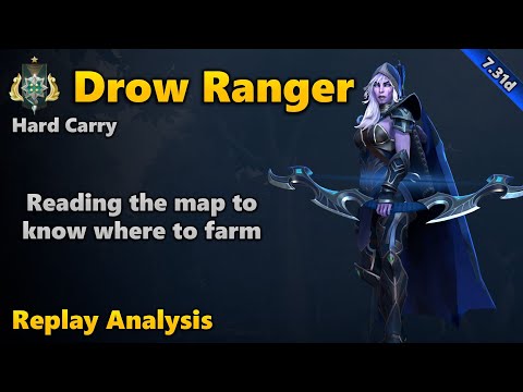 Replay Analysis: Drow Ranger Hard Carry - Archon | Dota 2 7.31d